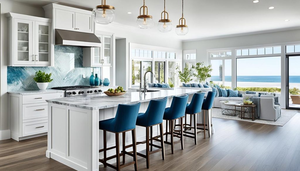 coastal modern kitchen