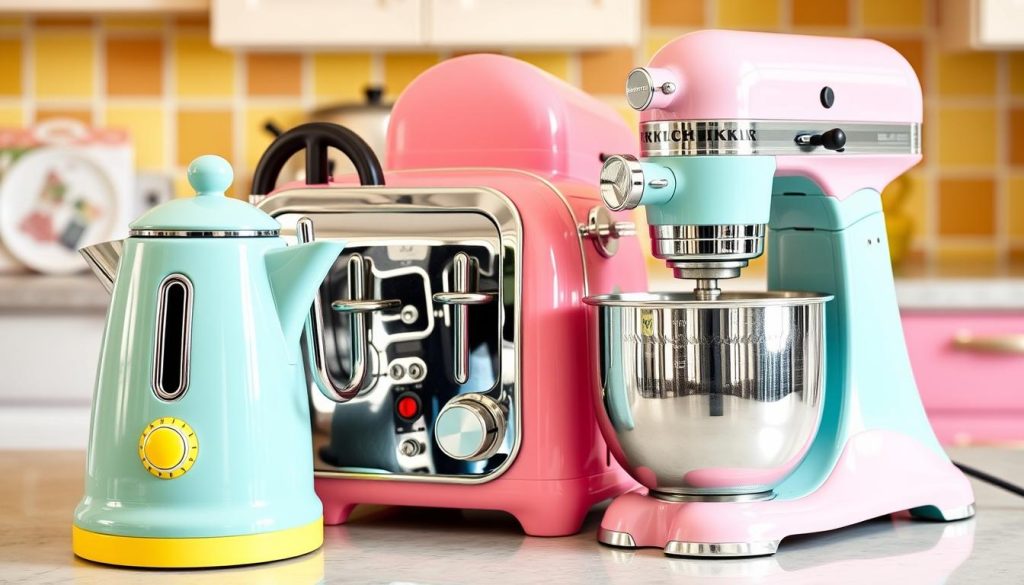 Retro-inspired kitchen appliances