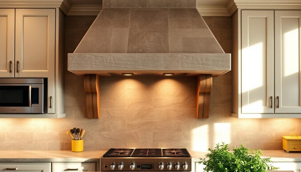 Textured Range Hood