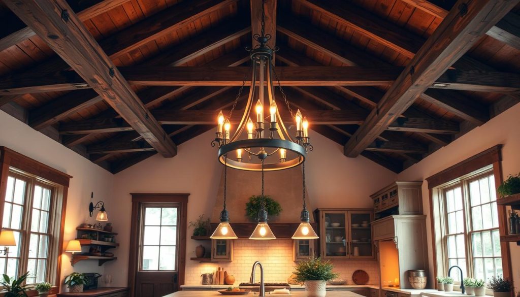 farmhouse kitchen lighting