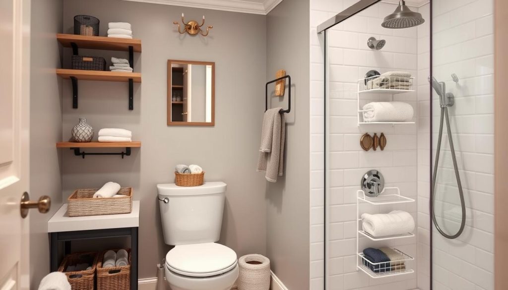 small bathroom organization