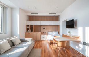 space-saving furniture for studio apartments