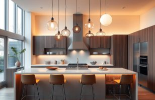 unique kitchen lighting options