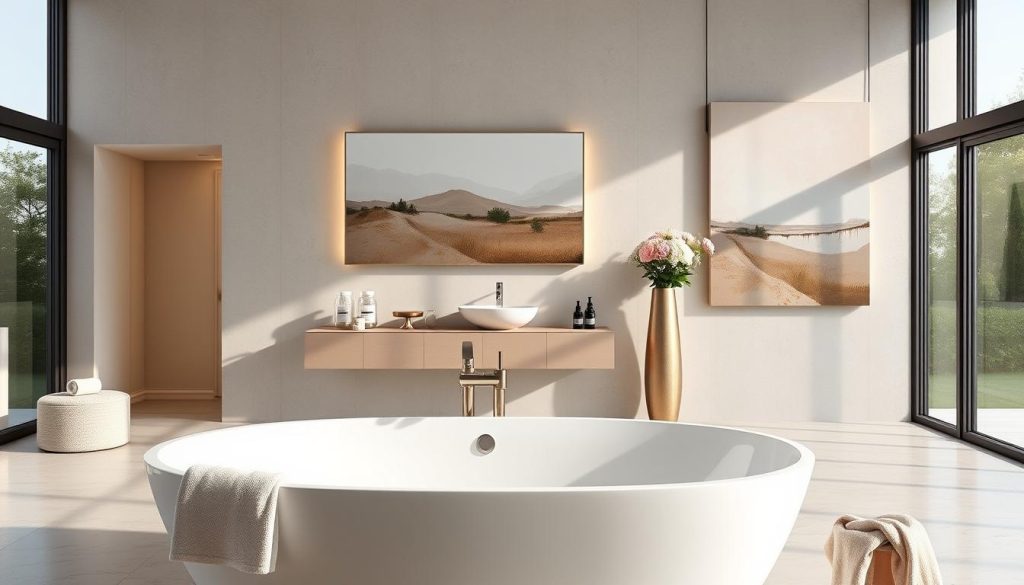 Luxury Bathroom Accessories and Wall Art